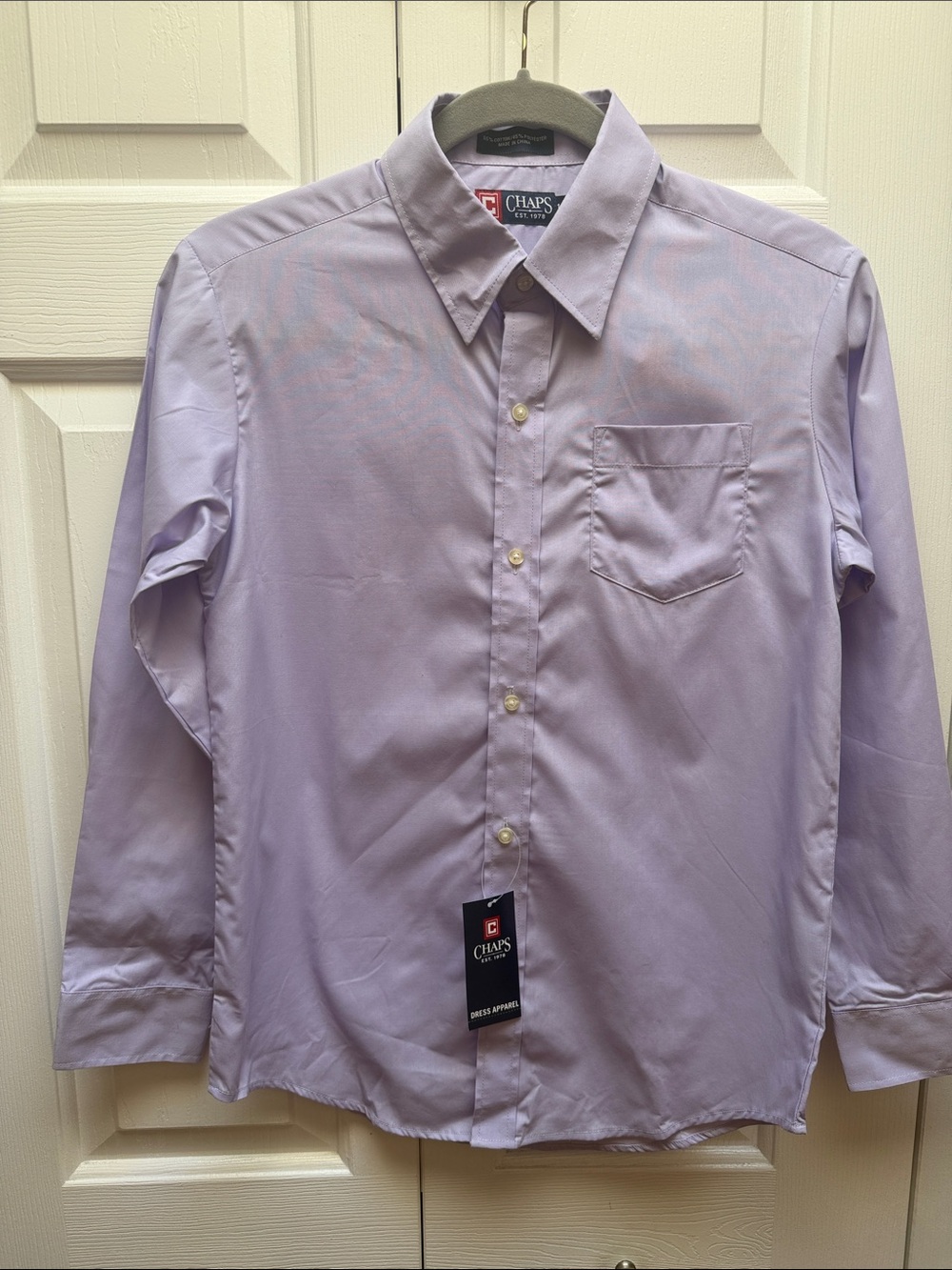 Chaps Lavender Button-Down Shirt for Kids